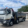 66 DAF CF 85.440 8X4 TIPPER GRAB PALFINGER EPSILON CRANE