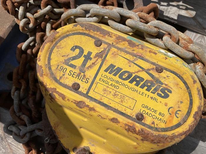 MORRIS 190 Series Chain Hoist - Plant And Tractor Trader
